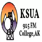 Logo KSUA 91.5 FM - Alaska , Fairbanks
