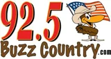 92.5 Buzz Country - United States, Wisconsin, West Bend logo