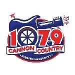 WBQK Cannon Country 107.9 FM - United States, Virginia, Williamsburg logo