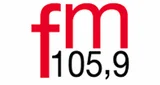 Rádio 105 FM 105,9 - Brasil, Paraíba, Cacimbas logo