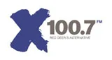 Logo X 100.7 FM - Canada, Alberta, Red Deer